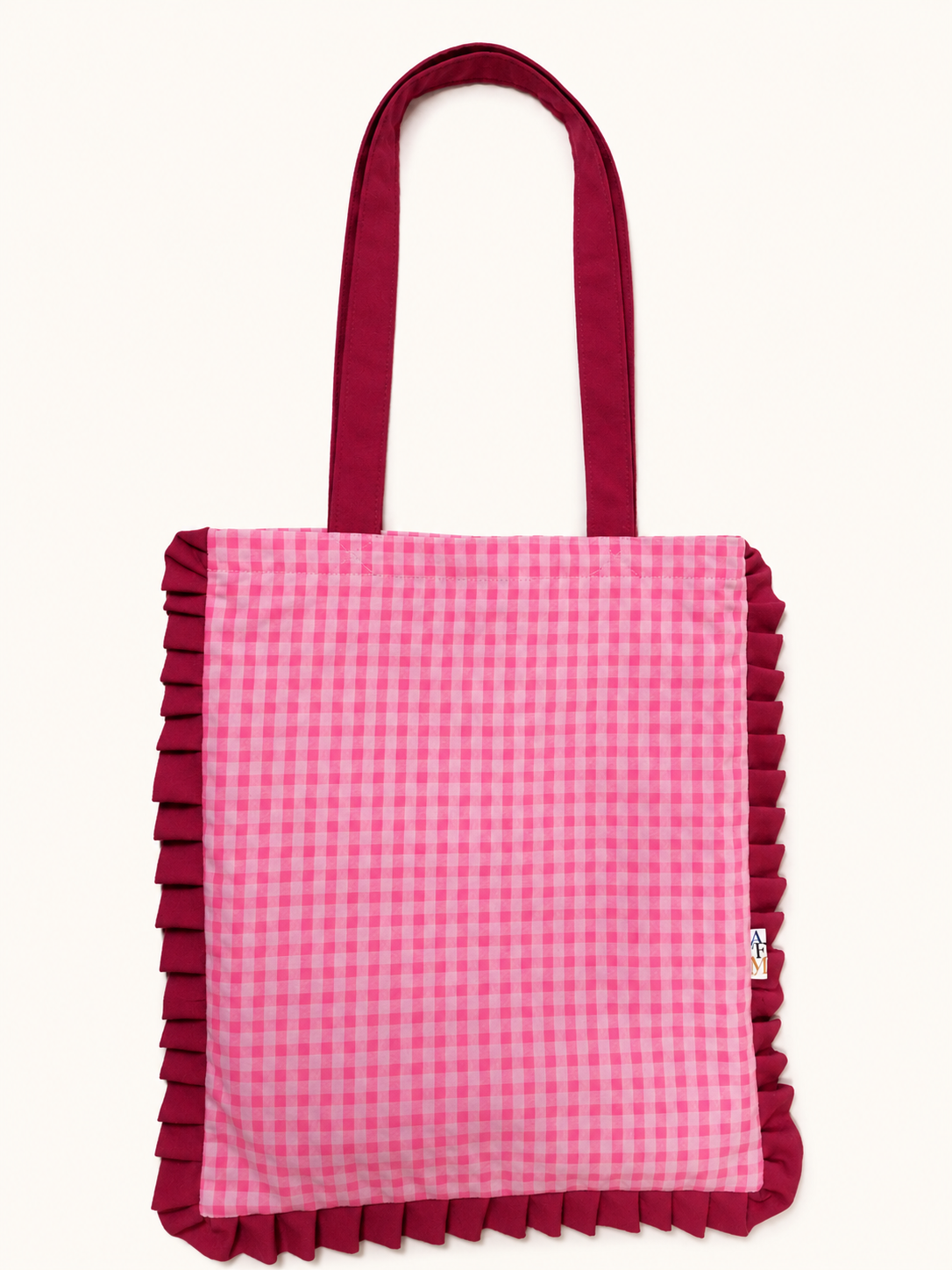 Bolso con volante decorativo